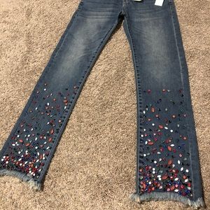 Blue ankle jeans (cropped)